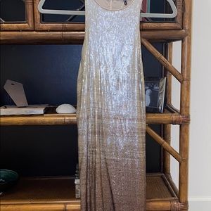 Halston sequined mini dress